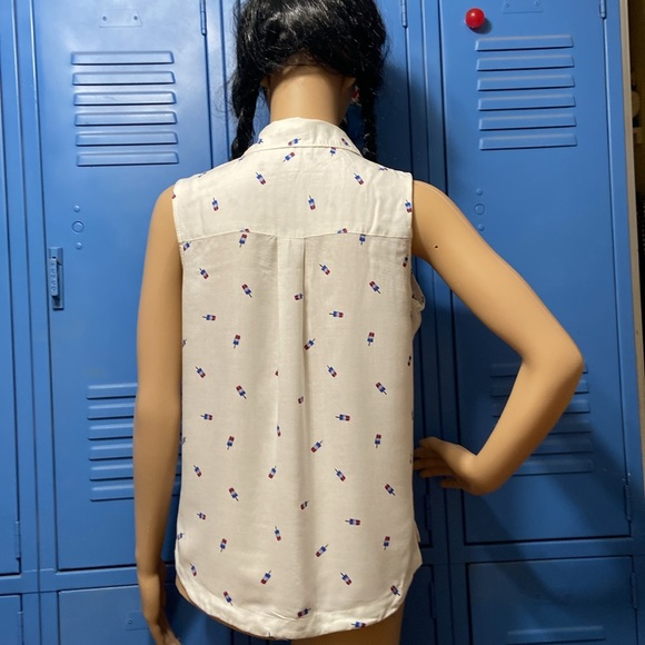 RED, white, blue popsicle print - Picture 3 of 9